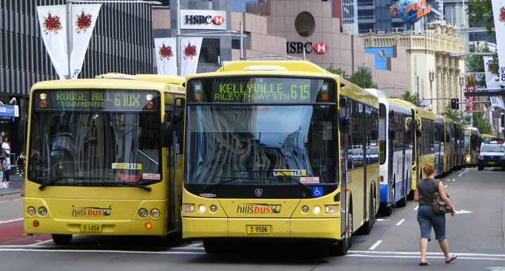 Hillsbus Volvo B10MA Custom 1454 Scania K310UB Volgren CR228L 9506